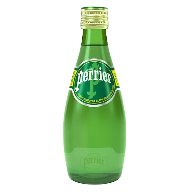 Вода "Perrier" (Перье) 0.33 литра, газ., стекло, 24 шт. в уп.