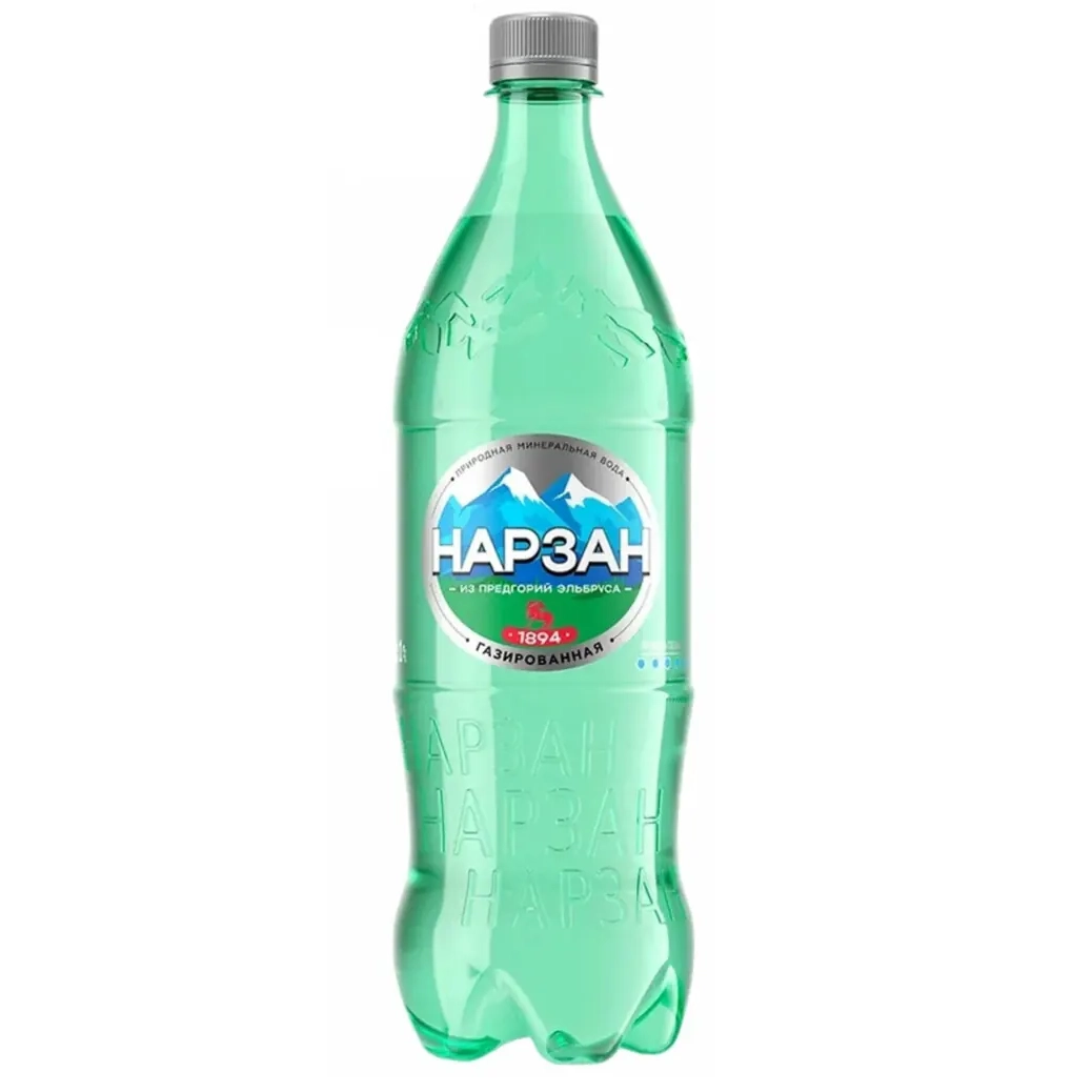 Вода Нарзан 1 л, газ., пэт, уп. 9 шт. от магазина Vitarel