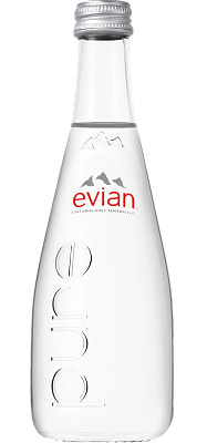 Вода "Evian" (Эвиан) 0.33 л., негаз. стекло,  20 шт. в уп. от магазина Одежда+
