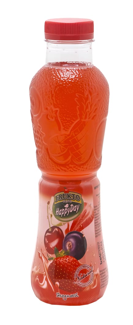 Сокосодержащий напиток Fruktomania Happy day Ягодный 0,5 литра, 12 шт от магазина Одежда+