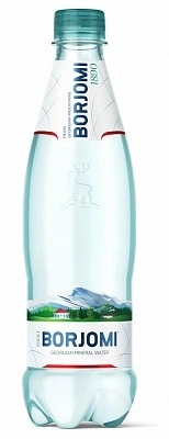 Вода "Borjomi" (Боржоми) 0.5 л, газ., ПЭТ, 12 шт. в уп.