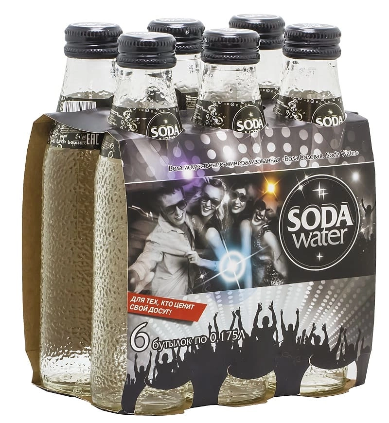 Газированный напиток Тоник STARBAR Содовая 0,175 литр, стекло, 6 шт кластер от магазина Одежда+